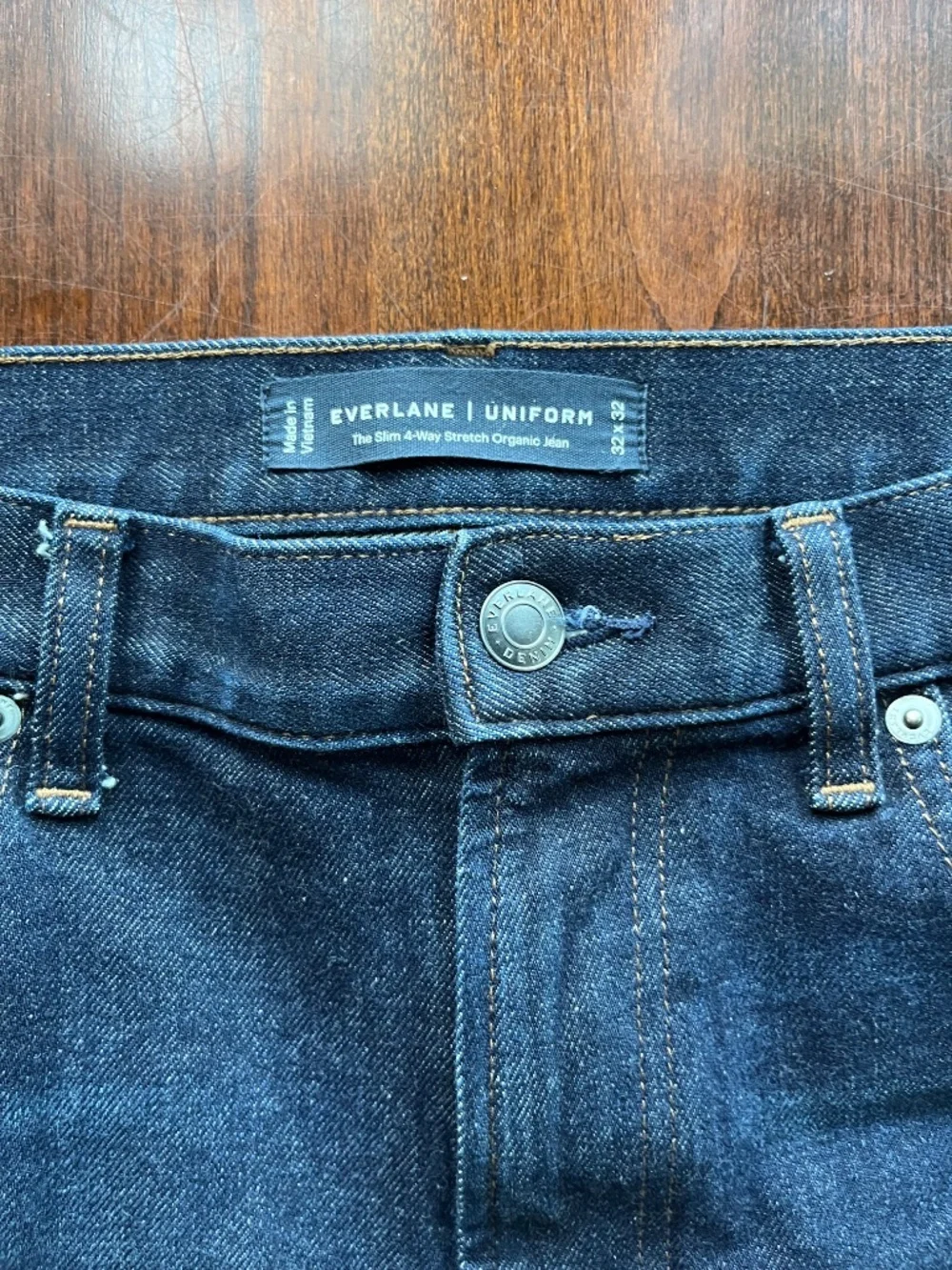 Everlane Slim 4-way Stretch Organic Jean